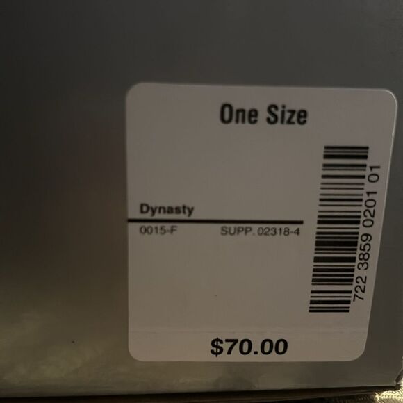 THE HOME COLLECTION NWT Valance Curtains 80" X 16" Dynasty Cream Neutral Floral - Picture 9 of 9